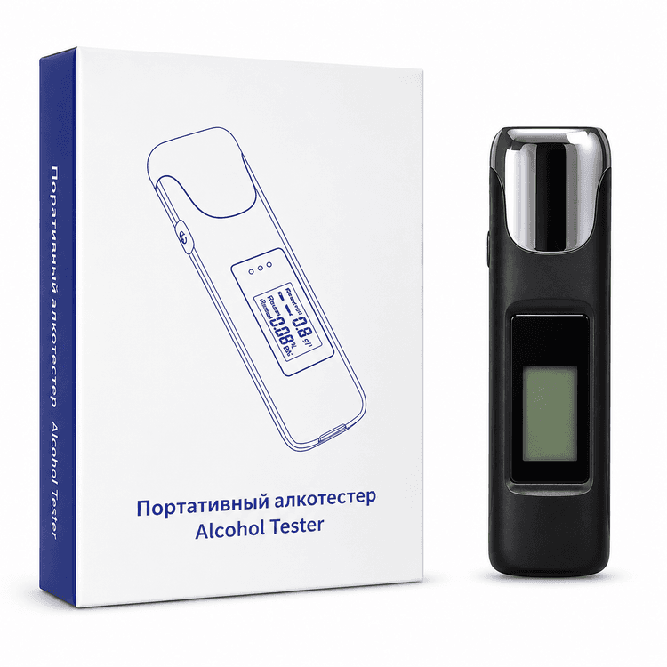 A-9s Small – Mini Pocket Alcohol Breath Tester Metal